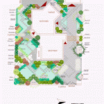 Autorski projekt ogrodu Rzeszów. Plan ogrodu.